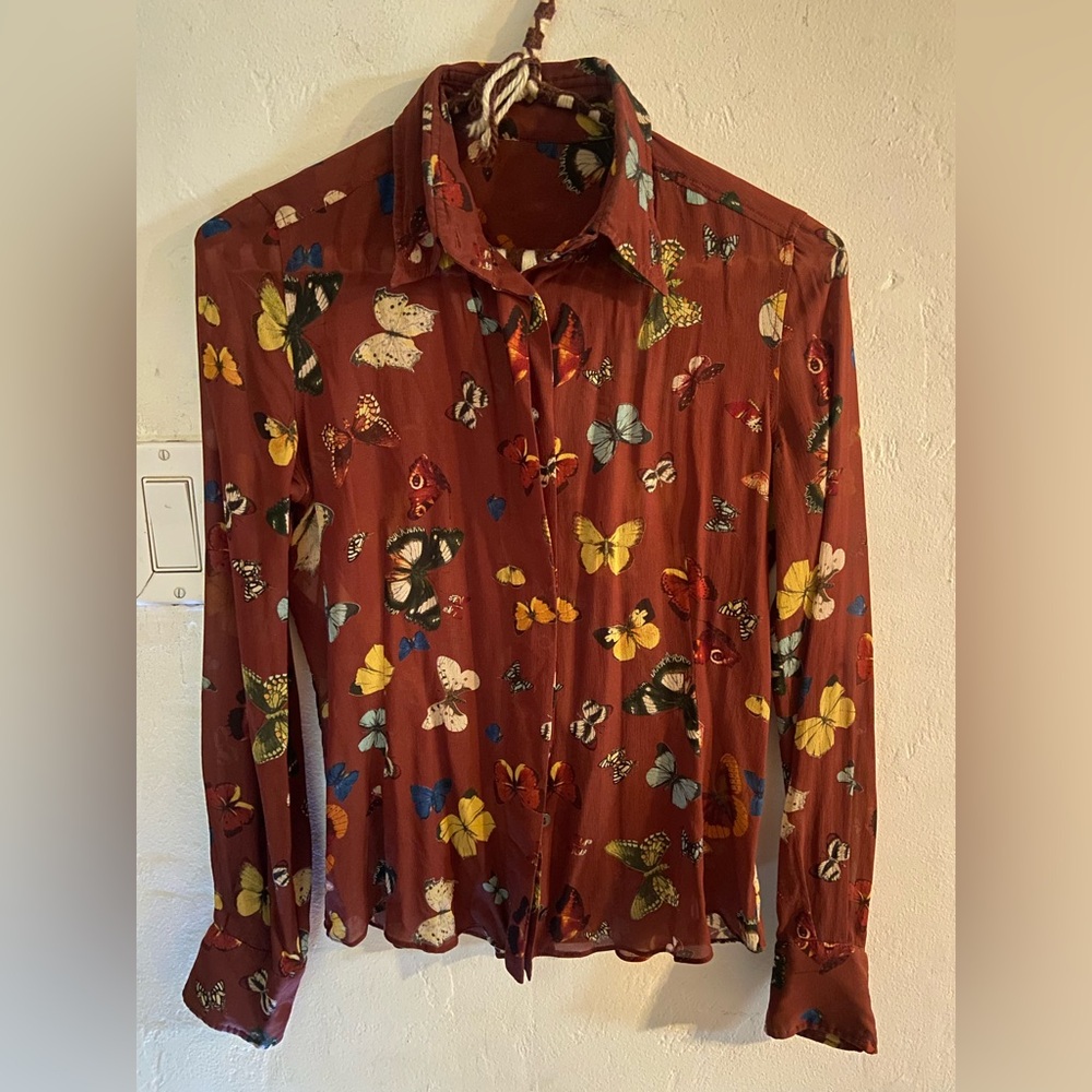 Rare Dolce & Gabbana butterfly blouse